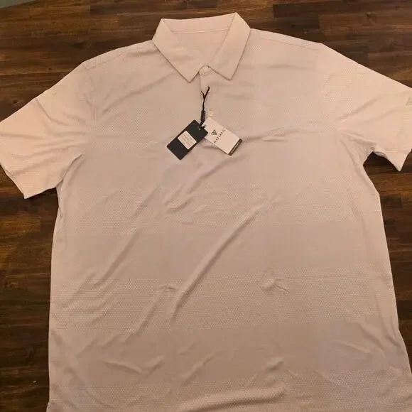 Maelreg Men's Golf Polo Shirt 2XL Lavender Purple Heather Performance NWT - Picture 1 of 5